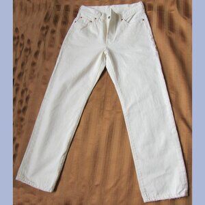 NEW Levi;s 501Women Beige Jeans, sz. 27, Denim, Cotton,